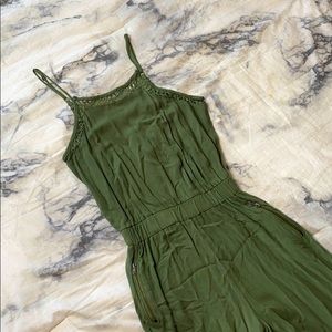 Olive green romper